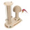 2-Layer Ball Track Cat Scratching Post with Turntable and Wand 12