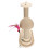 2-Layer Ball Track Cat Scratching Post with Turntable and Wand 13