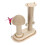 2-Layer Ball Track Cat Scratching Post with Turntable and Wand 16