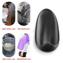10 pares Negro Plastico Protector escudo cubierta de oreja colorido de tinte de peluqueria