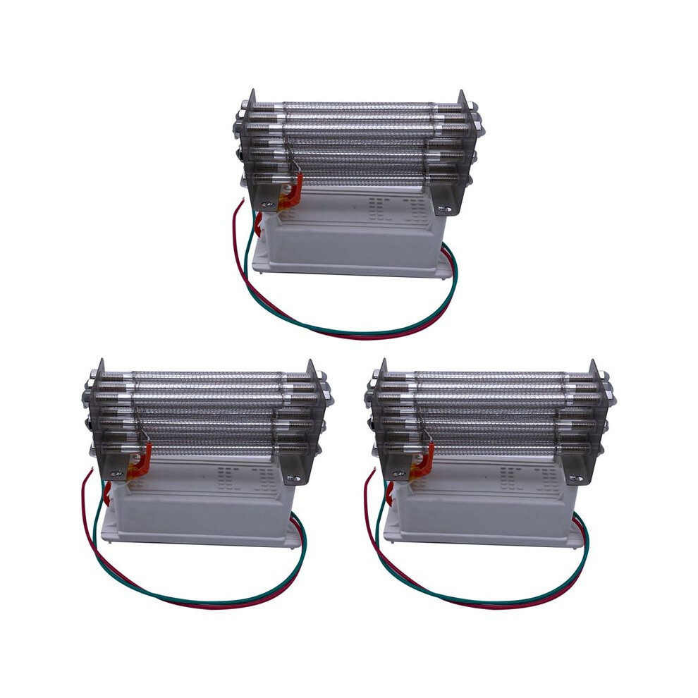 3X 27G Ozone Generator Air Purifier O3 Quartz Tube Air Ozonator Stainless Steel Electrode Ozonizer Air Purifier Cleaner 4713970100491