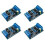 4X  4V -60V High-Power Mos Fet Trigger Drive  Module Board Pwm Adjustable Controller Dual-Mos Module 1