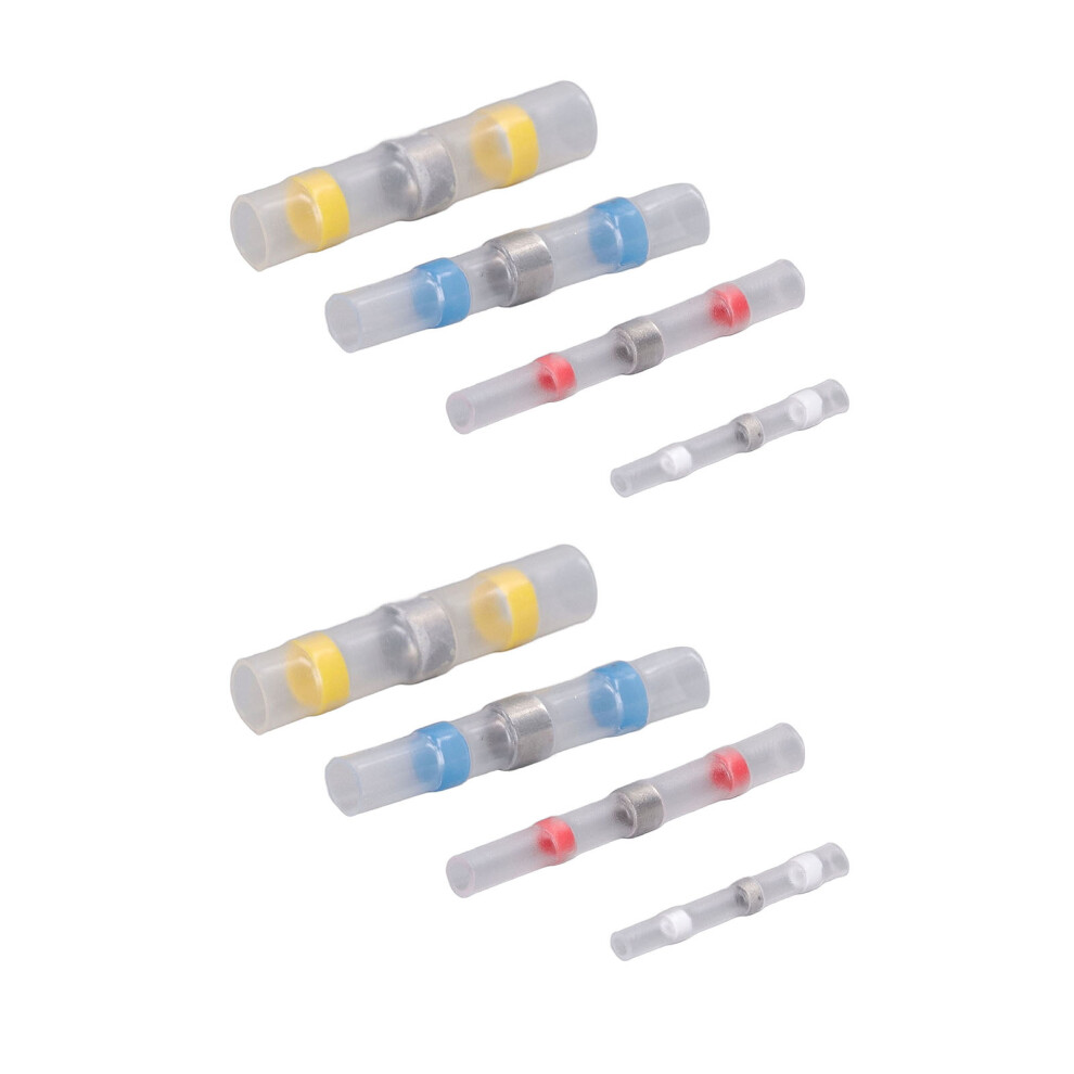 100Pcs Heat Shrink Butt Connectors Kit