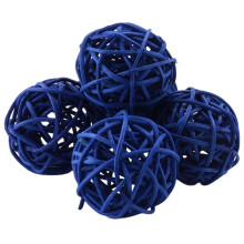 45 StüCke Rattan Balls Dekorative Kugel Kugeln Vasen FüLler Tisch Dekoration, für Decken Kugel Wein Reben Kugel Dekorationen