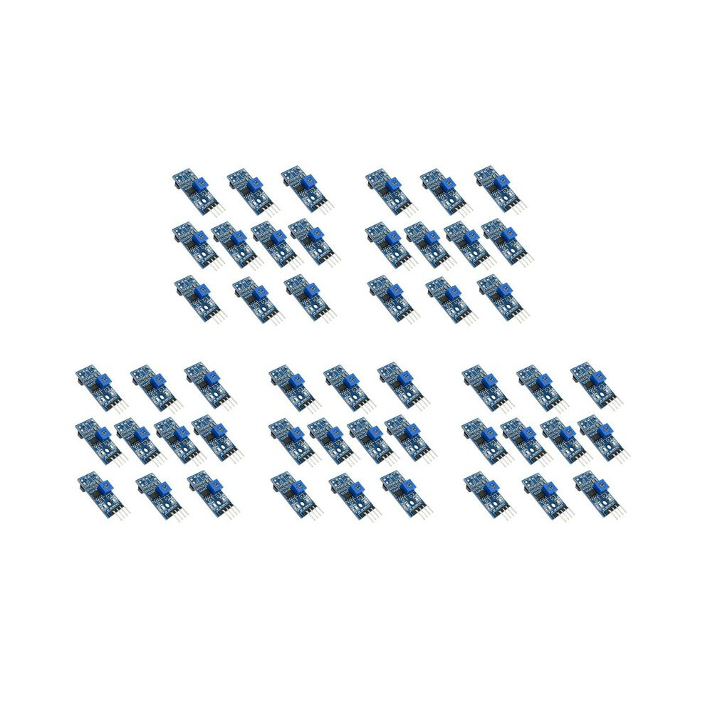 50Pcs Tcrt5000 Infrared Reflective Sensor Module Ir Barrier Track Photoelectric For Car Robot 4712369510507