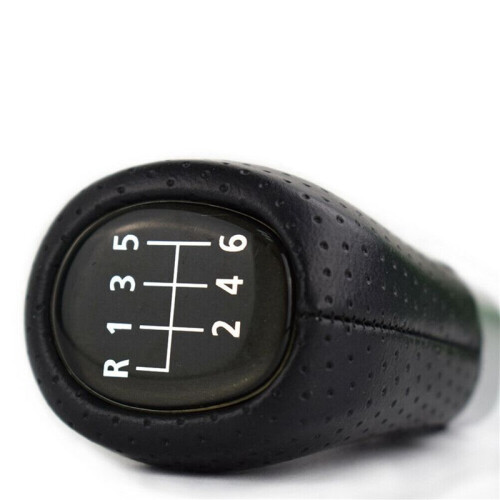 10X 6 Speed Gear Shift Knob Leather for  1Series 3Series E81 E82 E87 E88 E90 E91 E92 E93 2