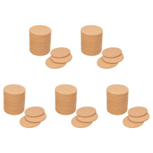 100Pack Cork Coasters for Drinks,Bar Coasters Absorbent Heat Resistant Reusable Saucers for Drink Wine Glasses Cups Mugs