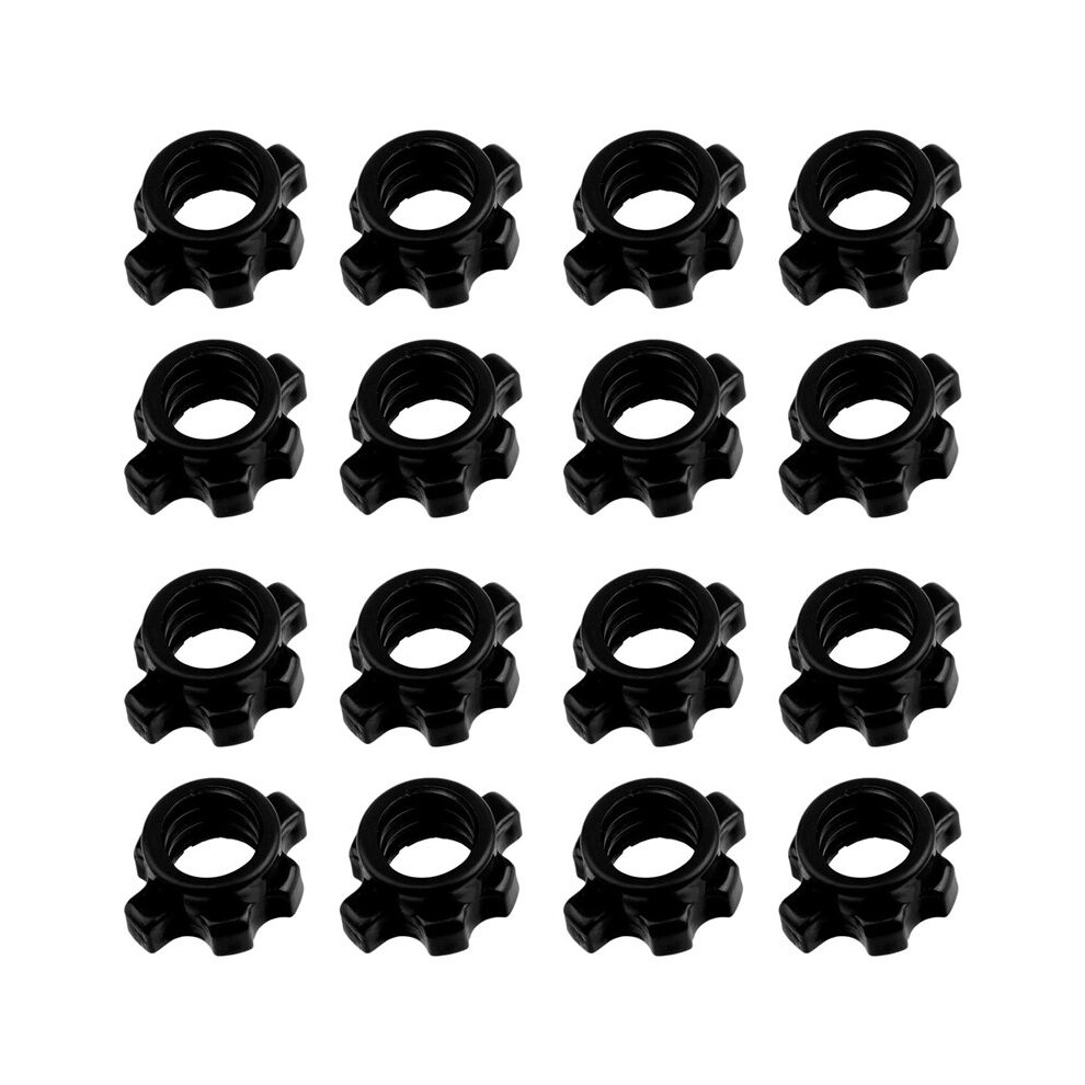 Photos - Power Tool Accessory 16Pcs Dumbbell Bar Nut Barbells Spin Screw Clamp Dumbell Weight Lifting Fitness Equipments Accessories