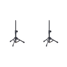 2X Tabletop Tripod Microphone Mic Stand Holder with 3/8 Inch Threaded for Meetings Lectures Speaking and Ect