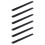 6Pcs 1U 19Inch RACK MOUNT Blanking Plate Rack Mounting Blank Network Brush Panel Server Cabinet Cable Management 1