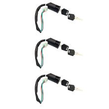 3X Clé de Contacteur D'Allumage à 4 Fils pour VTT Quad Dirt Bike 50Cc 110Cc 125Cc 250Cc