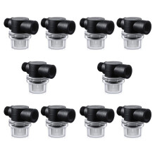 10X Water Pump Strainer Filter, RV Replacement 1/2 Inch Twist- Pipe Strainer Compatible with WFCO or Shurflo Pumps