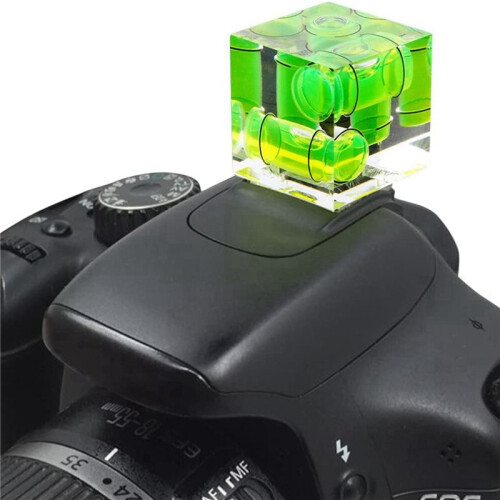 Triple 3 Axis Hot Shoe Bubble Spirit Level Compatible for    DSLR Camera (6 Pack) 1