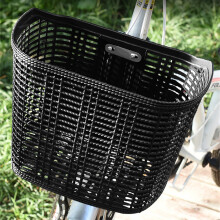 (Black, Large Accessories) 24-26\" Universal Bike Front Basket