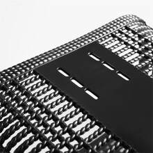 (Black, Large with Accessories with Long Support Rod) 24-26\" Universal Bike Front Basket