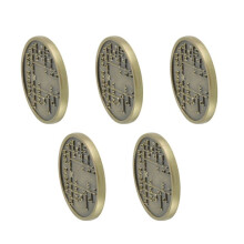 5X CW Morse Code Commemorative Coins CW Training Coin Morse Code Training Coin for Novice Radio Enthusiasts