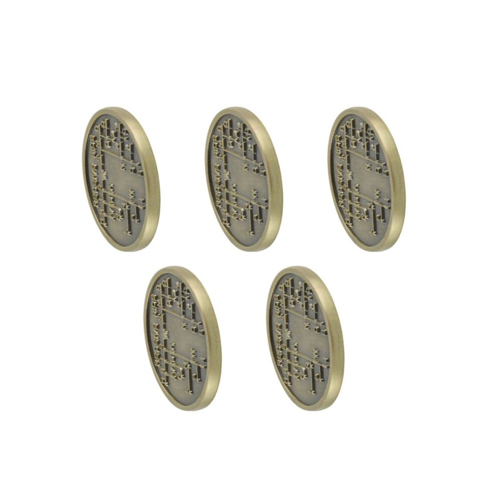 5X Cw Morse Code Commemorative Coins Cw Training Coin Morse Code Training Coin For Novice Radio Enthusiasts 4712731130807