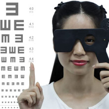 8 Pcs Ophthalmic Eye Occluder for Ophthalmologists Orthoptists Optometrists Eye Exam Tool (Black)
