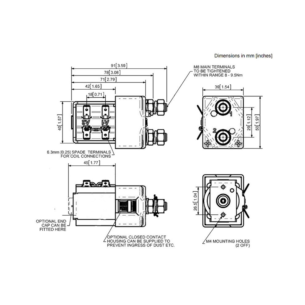 3X Sw80-6 Sw80b-156 Dc24v Intermittent Contactor For Electric Forklift 125A Albright Single-Acting Solenoid Contactor 4712203257018