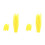 Mat Tees Yellow Plastic  Simulator Tees for Winter Turf and Driving Range Home Training  Tees 36Pcs 1