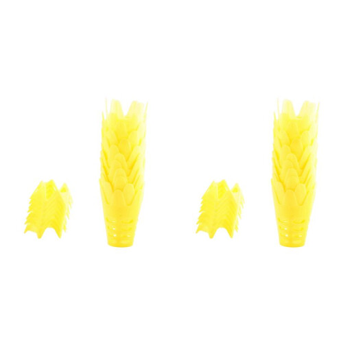 Mat Tees Yellow Plastic  Simulator Tees for Winter Turf and Driving Range Home Training  Tees 36Pcs