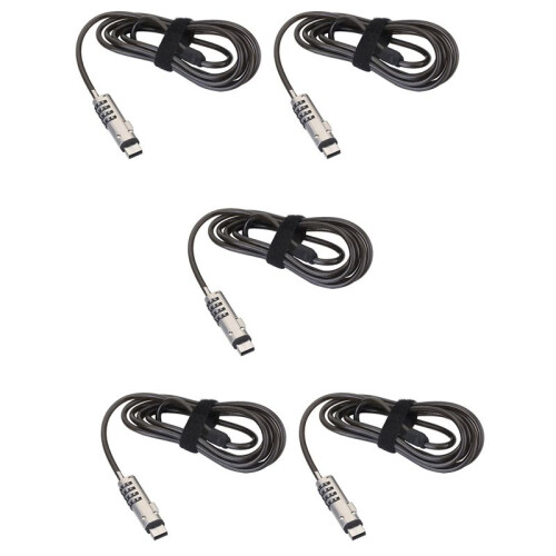 5X USB Password Lock Computer Lock Password Protection Anti-Theft Lock Universal Laptop Computer Password Lock 1
