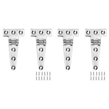 CharnièRes Marines de Qualité T, CharnièRes de Bateau, 4 Pouces X 2 Pouces, Sans Bruit, Acier Inoxydable 316 TrèS RéSistant avec Vis (4 PièCes)