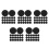 100Pcs Silicone Black Protective Stethoscope Head Cover Sleeves Set 1