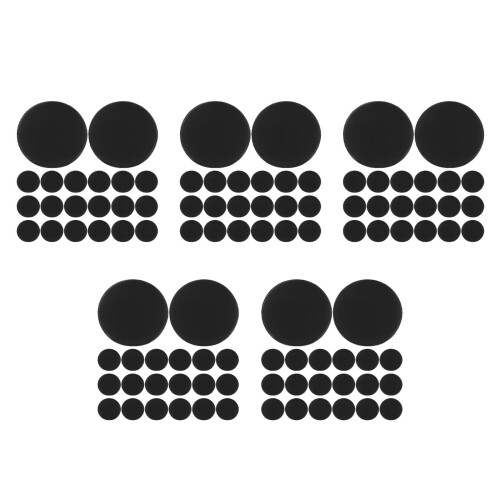 100Pcs Silicone Black Protective Stethoscope Head Cover Sleeves Set