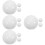 12Pcs White Resin Replacement Roulette Wheel Beads for Home Use 8