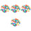 200Pcs Bright Numbered Party Balls Durable Plastic Game Props 4