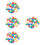 200Pcs Bright Numbered Party Balls Durable Plastic Game Props 8