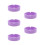 5Pcs Non Slip Silicone Holders Violet Reusable Mats 1