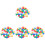 200Pcs Bright Numbered Party Balls Durable Plastic Game Props 1