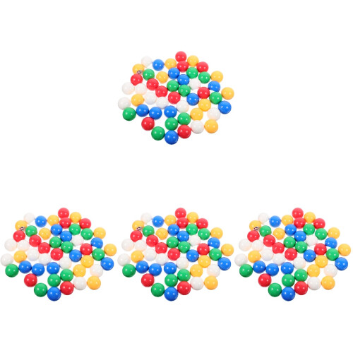 200Pcs Bright Numbered Party Balls Durable Plastic Game Props