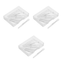 30Pcs Portable Transparent Silicone Lip Brush Set for Lip Care
