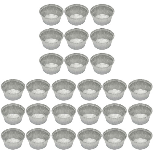60Pcs High Temp Resistant Aluminum Tin Foil Silver