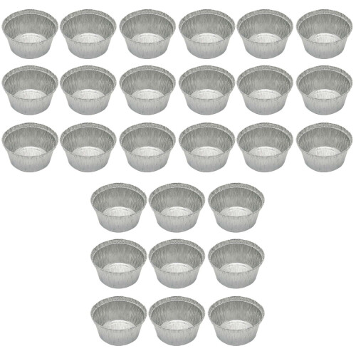 60Pcs High Temp Resistant Aluminum Tin Foil Silver 2