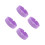 4Pcs Silicone Coasters Violet Non-Slip Holder Mats 4