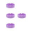 4Pcs Silicone Coasters Violet Non-Slip Holder Mats 6