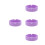 4Pcs Silicone Coasters Violet Non-Slip Holder Mats 8