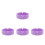 4Pcs Silicone Coasters Violet Non-Slip Holder Mats 9