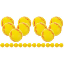 24Pièces Balles Baseball Souples En PU Pour Entraînement Et Jeux