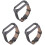 3pcs Wristband Man Touch Screen Textured Belt 2