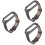 3pcs Wristband Man Touch Screen Textured Belt 6