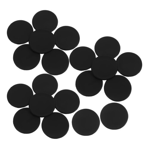 100Pcs Silicone Black Protective Stethoscope Head Cover Sleeves Set 2