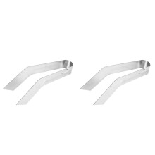 2Pcs Stainless Steel Plants Transplanting Tong for Home Gardening Use