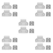 5Sets Silicone Baby Gate Extension Kit for Home Retractable Gate Parts