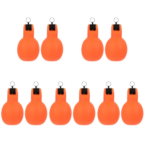 10St Handfluit PVC Multi-Use Outdoor Camping Fluitjes