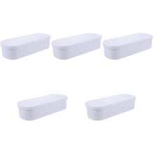 5St Make-Up Cleaner & Storage Box Witte Tpr Voor Thuis